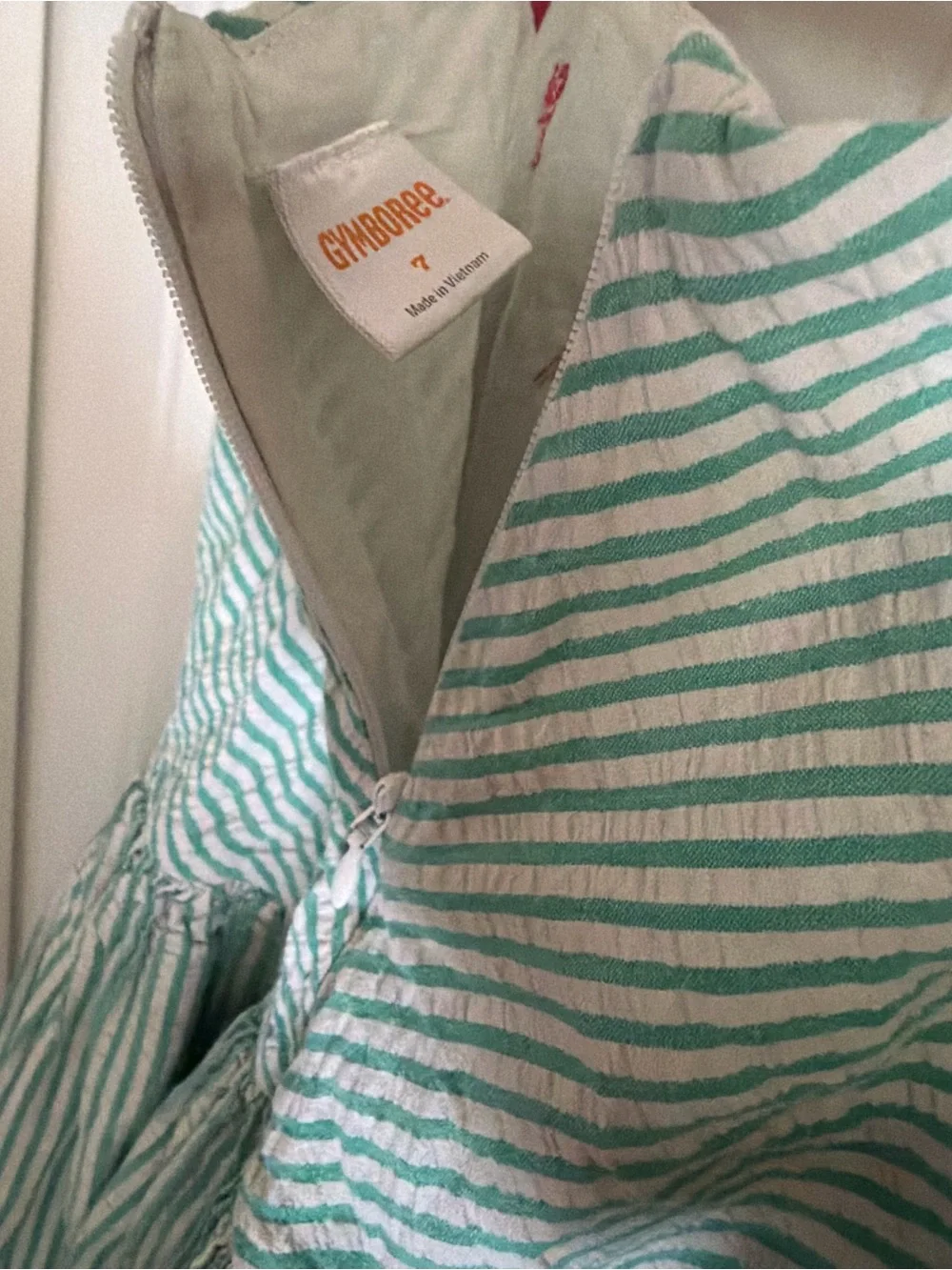 Gymboree Mint Green and Sundress Flower Accents 7